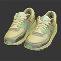 Stylish Modern Gray Turquoise Sneakers With White Laces And Comfortable Design