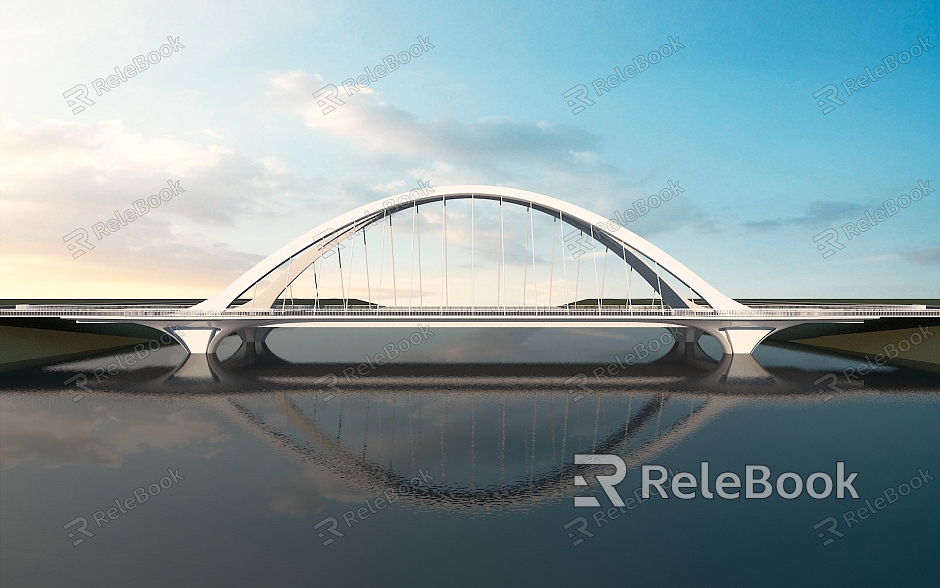 Special-shaped bridge bridge vehicle bridge frame model