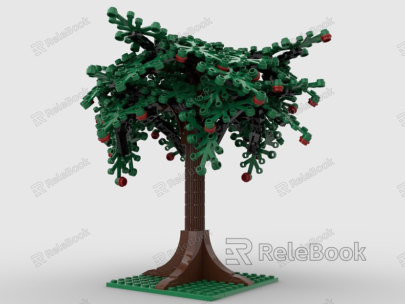 Lego toy LEGO tree apple tree plant green space green plant forest model