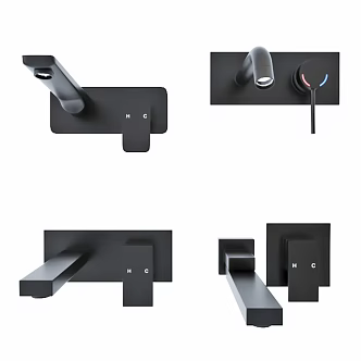 Faucet combination kitchen faucet toilet faucet bathroom faucet homestay faucet hotel faucet 3d model