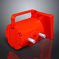 Orange Household Tool With Handle And Silver Connectors For Daily Home Use