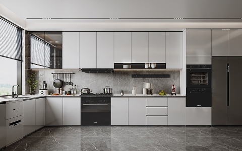 Modern Kitchen 3d model