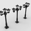 Creative Building Blocks Street Lamp Models Showcasing Various Fun Designs And Sizes
