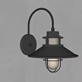 Vintage Industrial Metal Wall Light Featuring Grid Lampshade And Warm Illumination For Home Decor