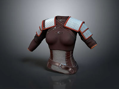 Modern Soft Armor Leather Armor Soft Hedgehog Armor 3d model