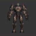 Mecha Warrior Mecha Soldier Machine Armor Mechanical Armor 3d model