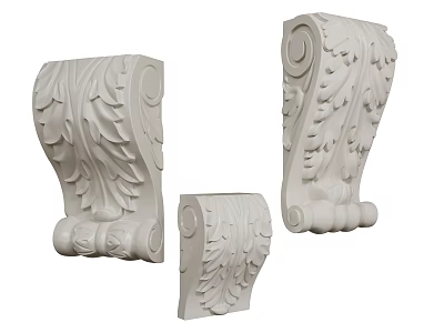 French stigma carved stigma Roman stigma gypsum stigma 3d model