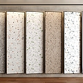 terrazzo grain wall board floor 3D display board 3d model