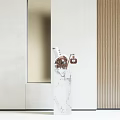 Sculpture Carving In Marble With Modern Art Design For Elegant Home Decor Details