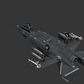 Aircraft Fighter 3d model