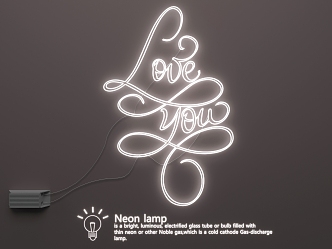 Neon Light 3d model