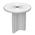 Stylish Two Small Tables With Green Marble Tops And Gold Cylindrical Legs