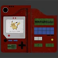 Modern game machine electronic chicken hand game machine hand game machine 3d model