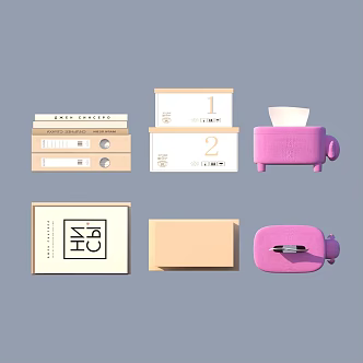 daily necessities ornaments 3d model