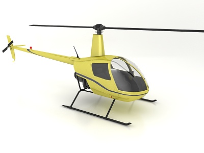 Modern Helicopter Aircraft model