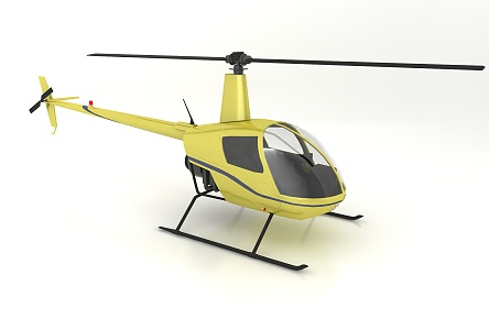 Modern Helicopter Aircraft 3d model