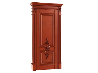 European-style door 3d model