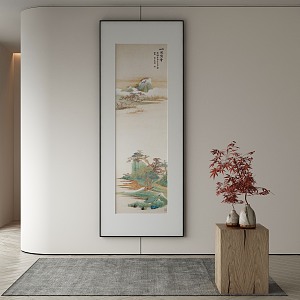 New Chinese Landscape Painting Decorative Painting 3d model