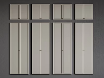 French Cabinet Door Panel 3d model