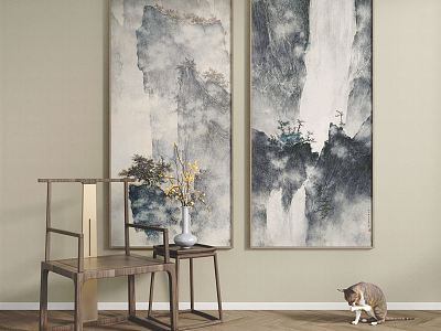 New Chinese Landscape Painting Hanging Painting model