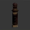 Classic Design Solid Wood Home Decor Railing With Spherical Finials And Ornate Balusters