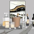 Modern Wine Bottle Wine Bottle Wine Ice Bucket 3d model