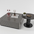 Coffee table combination 3d model