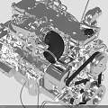 Industrial Engine With Precision Mechanical Components And Heavy Duty Structure For Industrial Machinery Applications