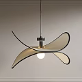 Modern chandelier 3d model