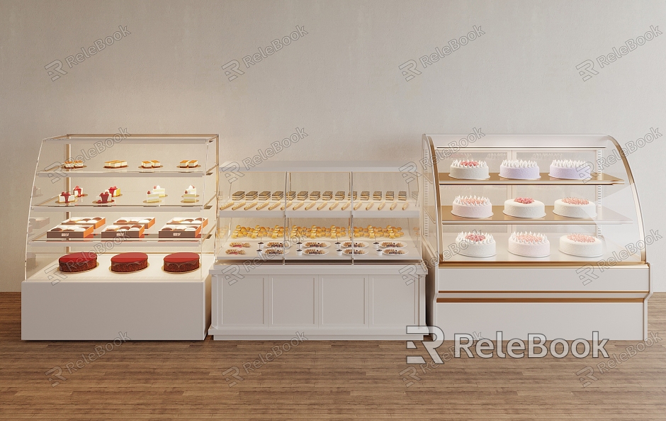 Dessert Cake Display Cabinet model