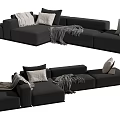 Modern Poliform Multiplayer Sofa 3d model