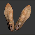 Wooden Shoe Lasts Vintage Handmade Size 31 Marked Shoe Making Tools