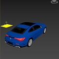 Car Mercedes-Benz Car CLE Couple sports car Sedan Luxury Car 3d model