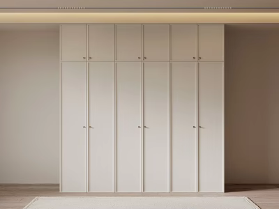 French Cream Wardrobe 3d model
