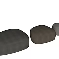 Modern Fabric Ottomans in Different Sizes and Neutral Colors for Home Decor