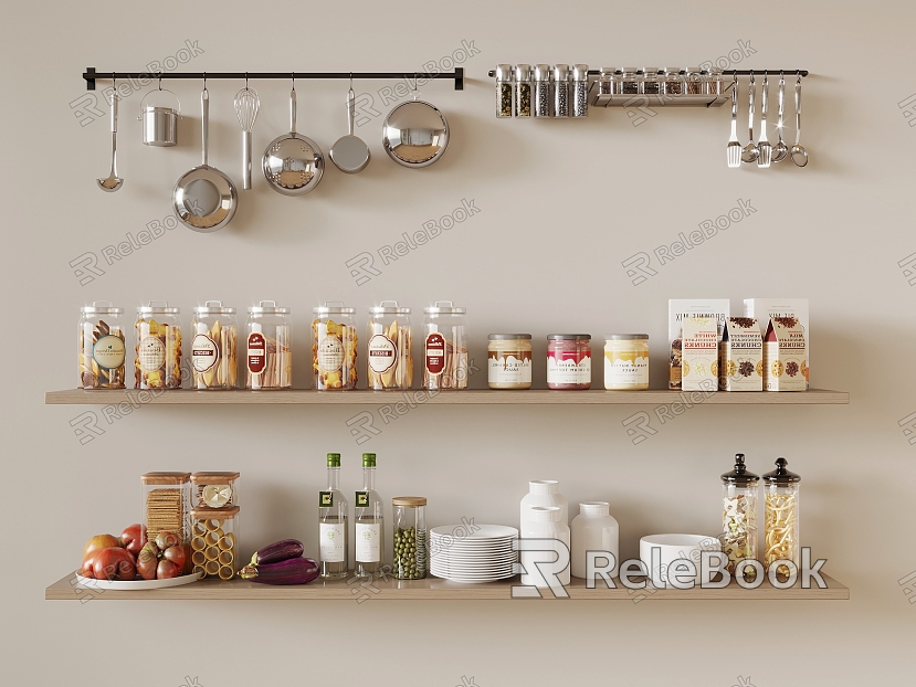 kitchen utensils kitchen utensils combination kitchen utensils combination tableware combination fruit biscuits food model