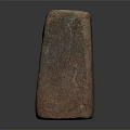 Wood And Stone Handcrafted Decorative Object With Natural Surface Texture And Rustic Design 3d model