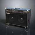 YAMAHA Portable Electric Amplifier Speaker Cabinet With Dual Speakers And Control Panel