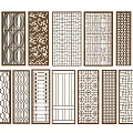 Modern partition 3d model