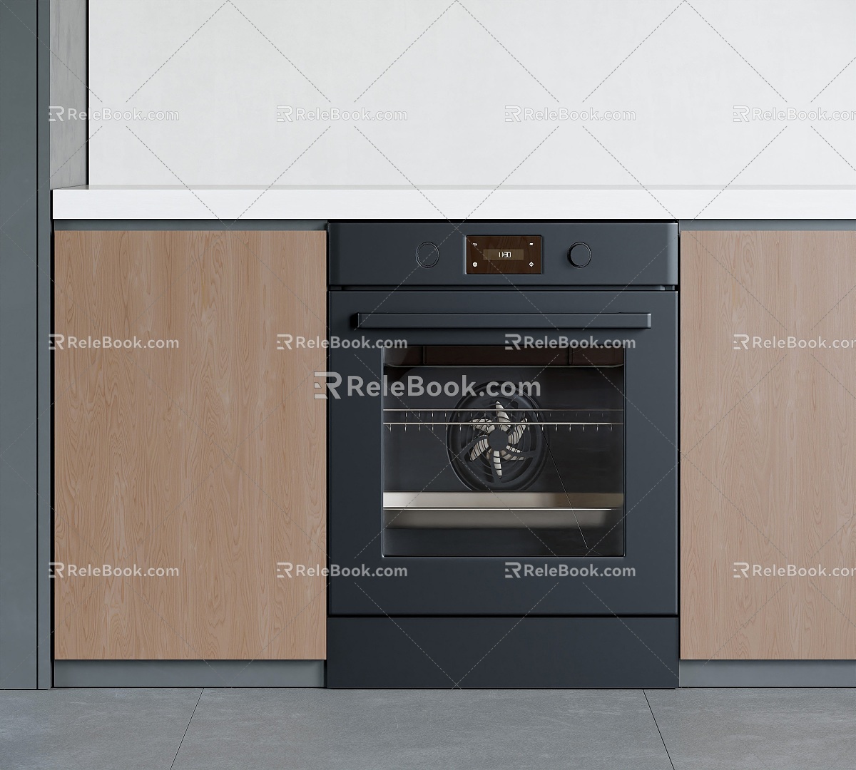 Modern Steam Oven Built-in Steam Oven Steaming and Roasting Machine Dishwasher Kitchen Appliances 3d model