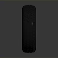 Sleek Car Parts Black Tire And Gold Perforated Wheel Rim Design