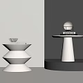 Modern Simple Side Combination Side Combination Modern Simple 3d model