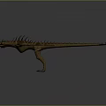 Detailed Fantasy Dragon Game and Movie Character With Red Wings Golden Body