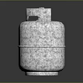 Household LPG Gas Cylinder With Stainless Steel Silver Finish For Home Use