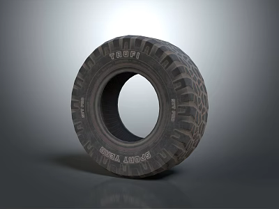 YOKOHAMA GEOLANDAR A/T G015 All Terrain Tire Automotive Part With Tread Pattern 3d model