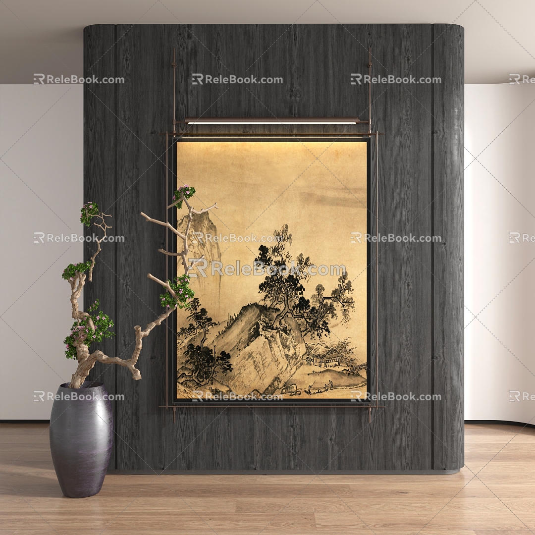 New Chinese Decorative Painting model