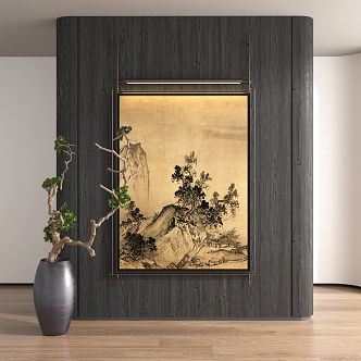 New Chinese Decorative Painting 3d model