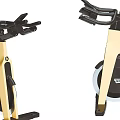 Essential Home Gym Sports Equipment Featuring Treadmill Spin Bike And Weight Racks