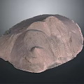 Earthy Toned Handmade Clay Piece With Detailed Wheat Pattern And Textured Surface
