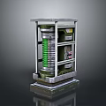 Tire Manufacturing Equipment Featuring Green Spiral Parts And Metal Structure Layers